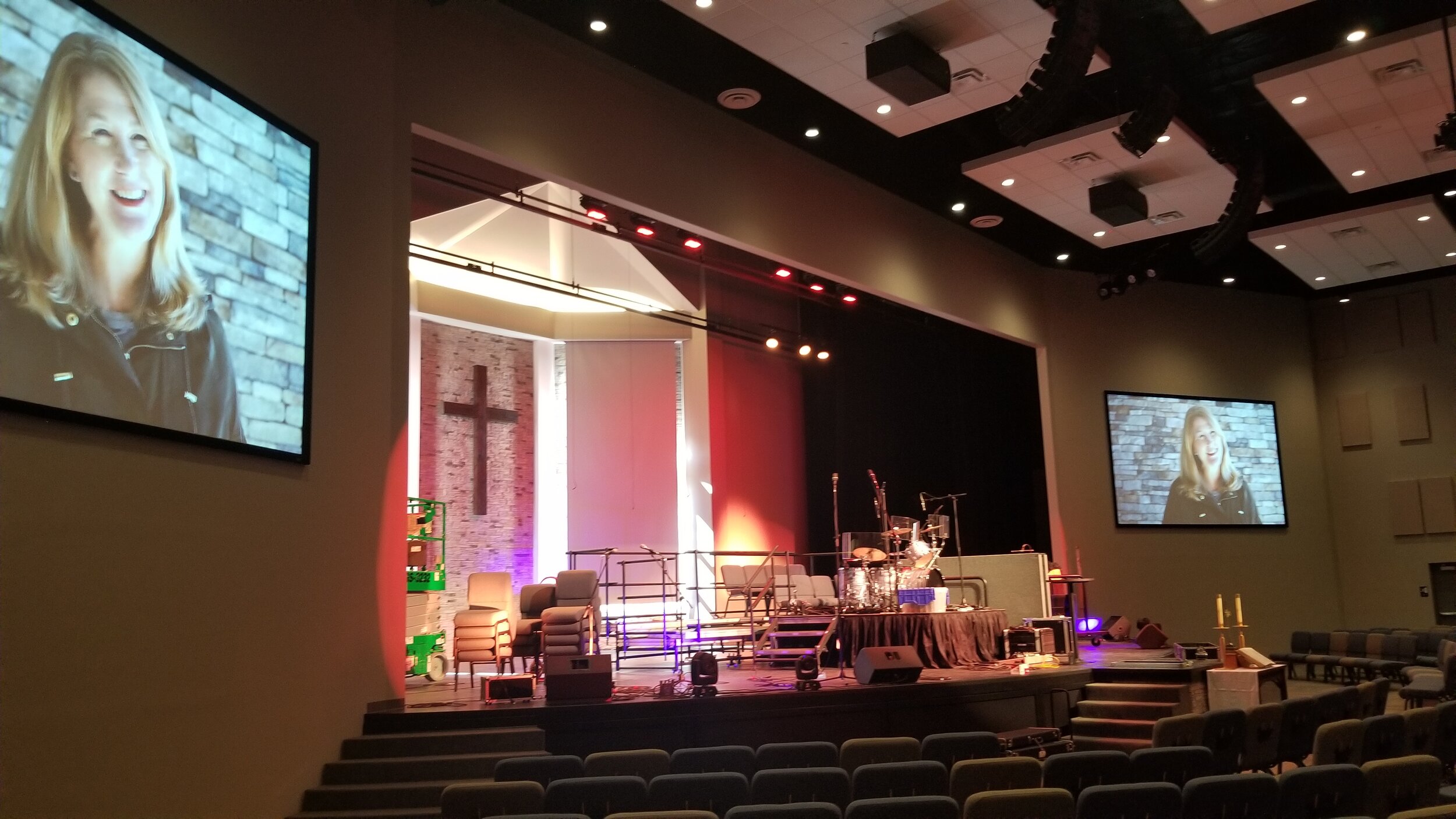 auditorium sound system setup