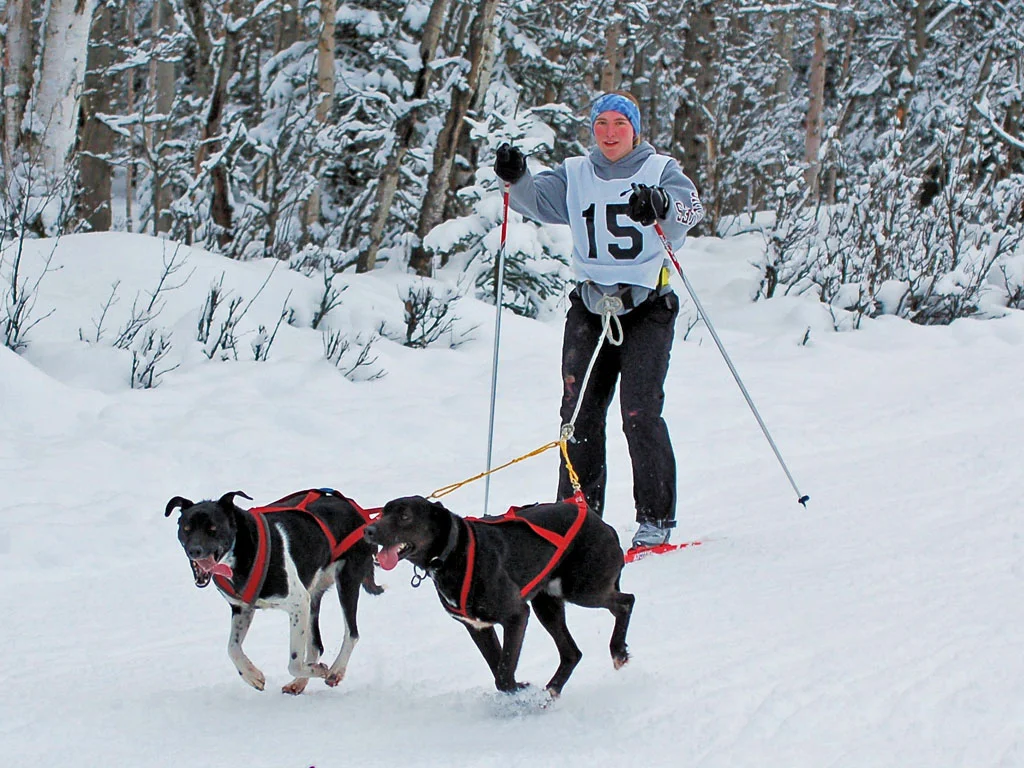 Tekla Backlund with Kiska and Attu