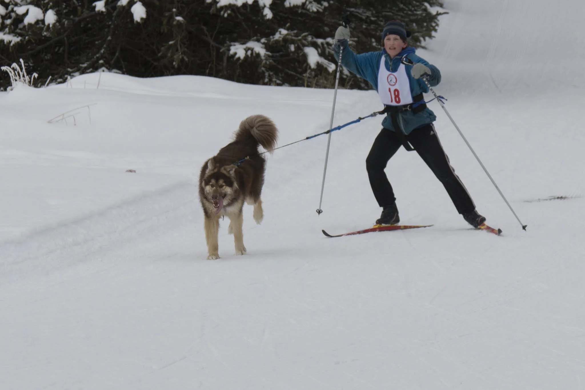 Owen Mozen with Moki