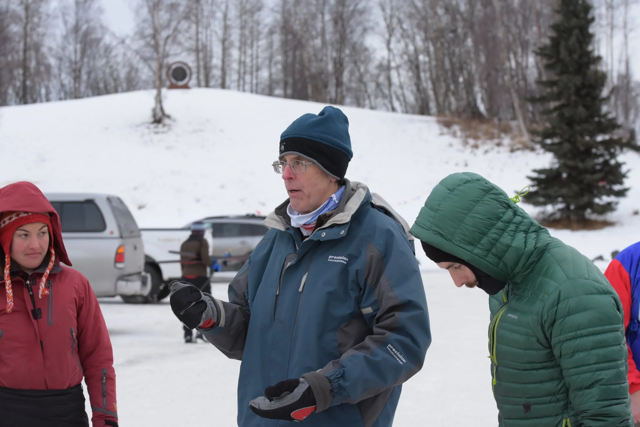 Bill Cole giving our race talk.