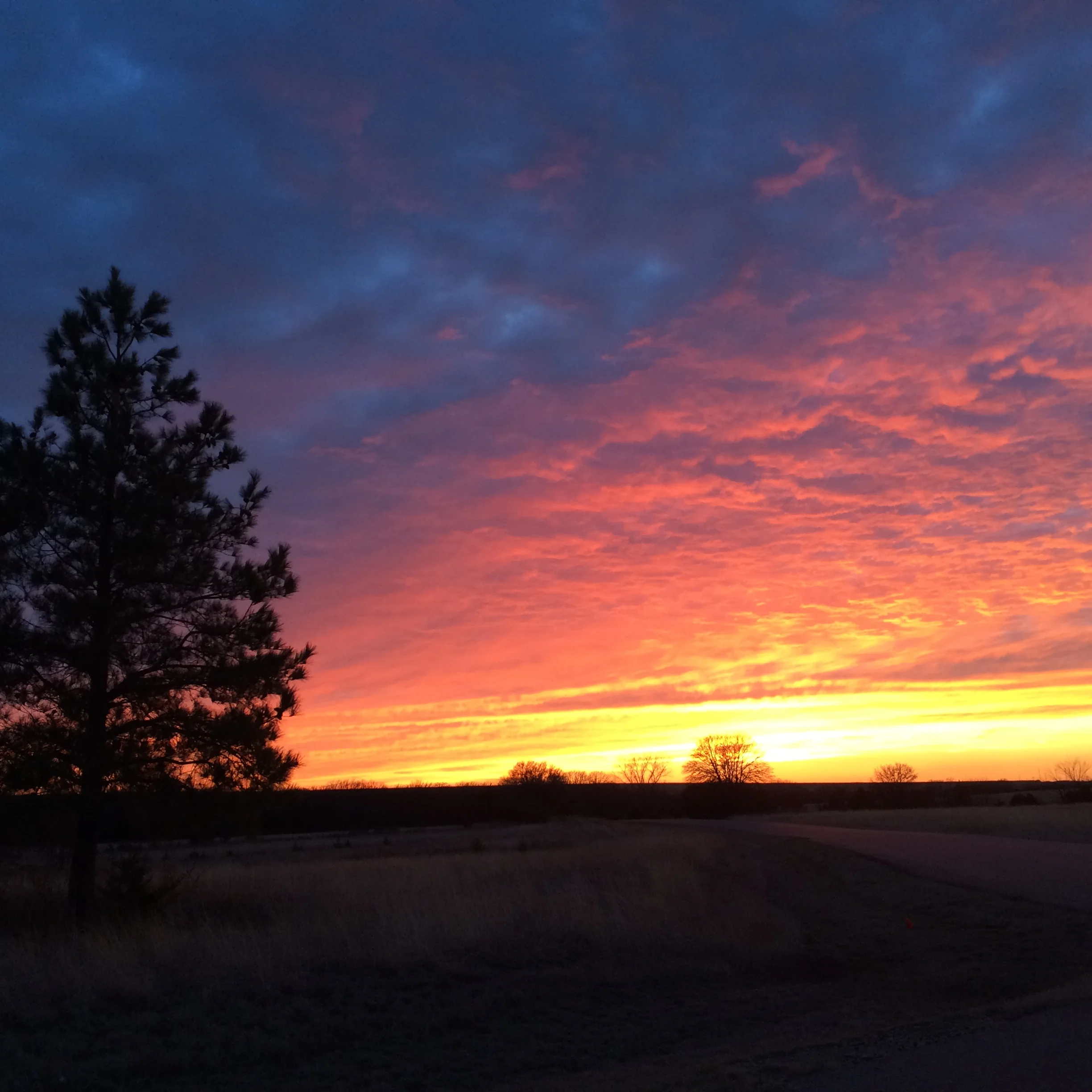 Oklahoma sunsets are hard to beat.