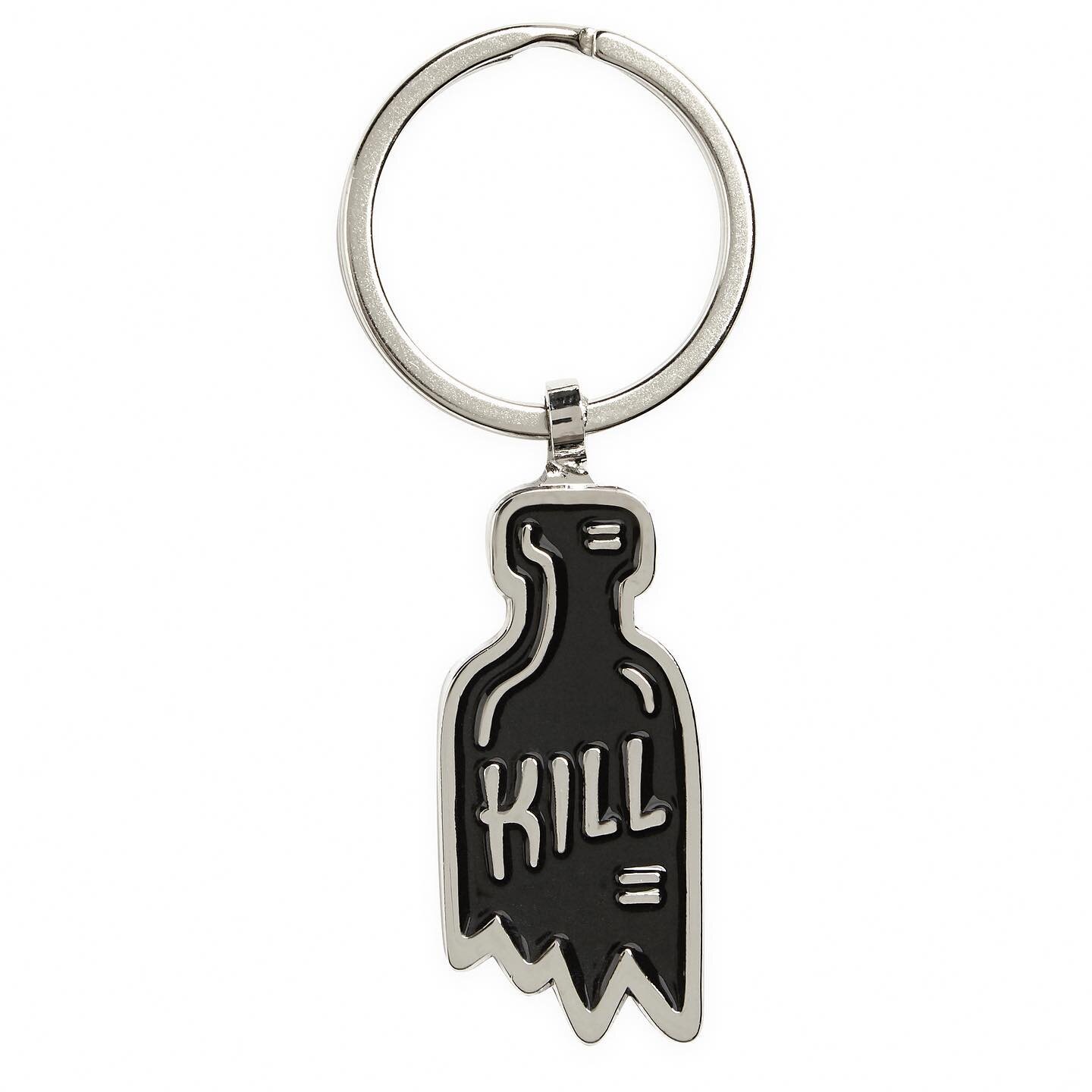 New KILL keyring, one of a sick new lineup in the store. Get one, bang it on your keys and put a stop to boring keys. Comes with one of those fingernail-breaking spiral doo-dats to keep your shit together.
www.deathpatches.com.au
#deathpatches #kill 