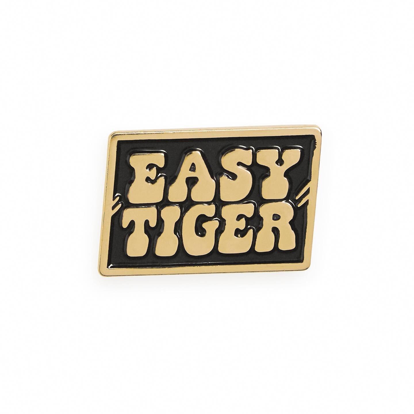 NEW SHIT
The new EASY TIGER pin. Because the world is going fucking bonkers and y&rsquo;all need to take a deep breath.
We&rsquo;ve added new keyrings, new pins, new patches and and a heap of fully-patched vests to the store. GO &lsquo;N GET IT.
www.
