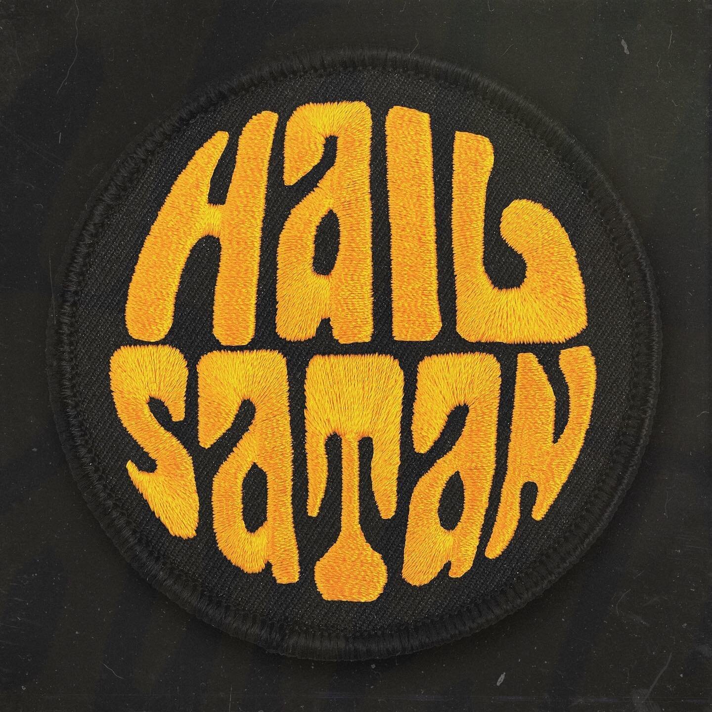 Our 3&rdquo; HAIL SATAN patch.
Because who the fuck else are you gonna turn to?
If you can&rsquo;t beat &lsquo;em, join &lsquo;em.
#deathpatches #hailsatan #godhatesusall