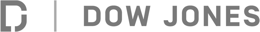 Dow Jones logo with text and graphic elements.