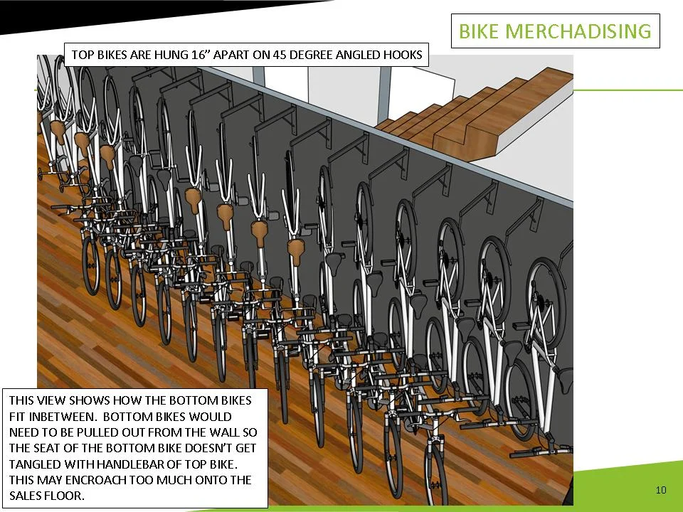 Bike wall details continued.