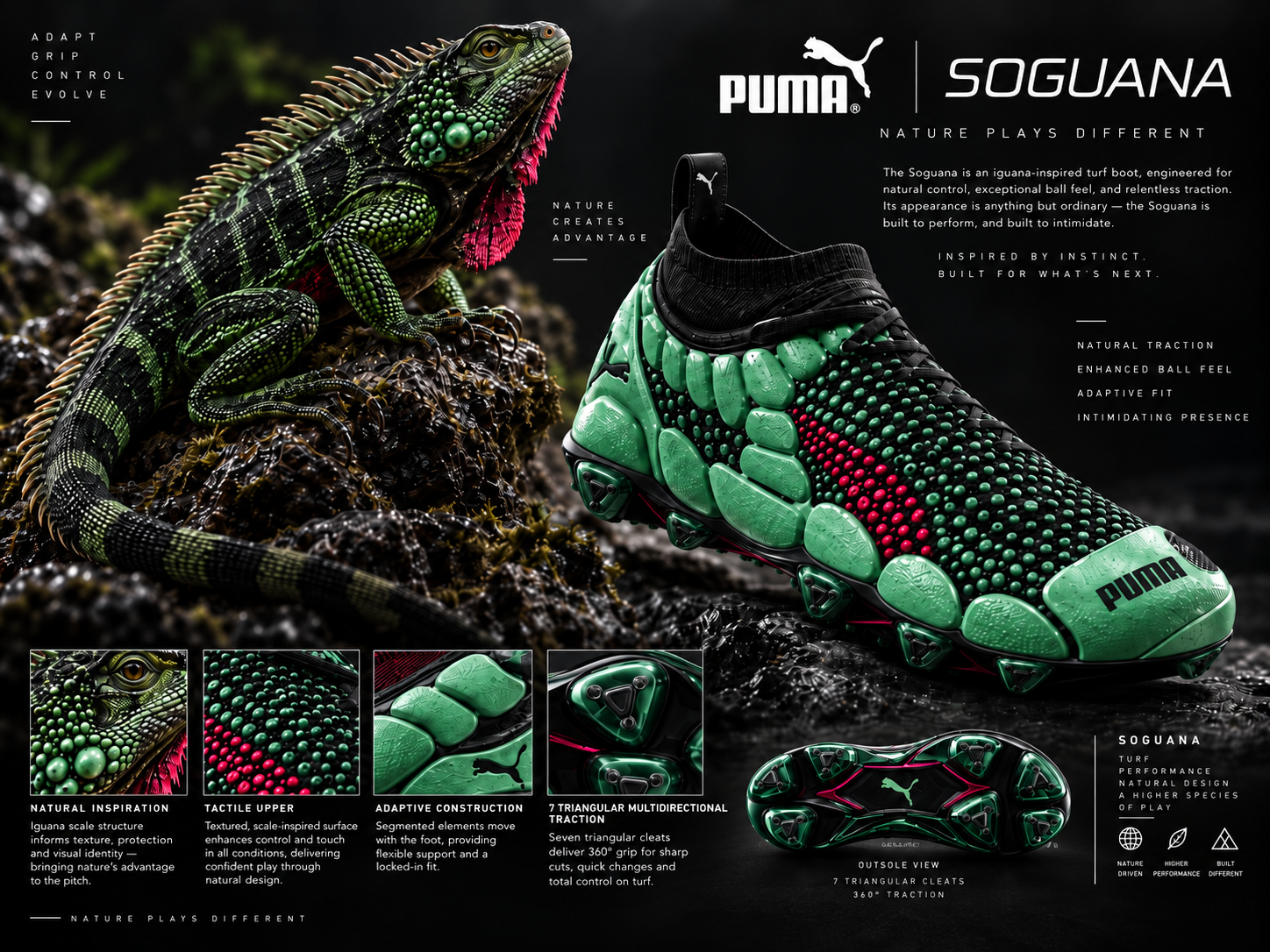 Soguana Soccer Shoe Concept