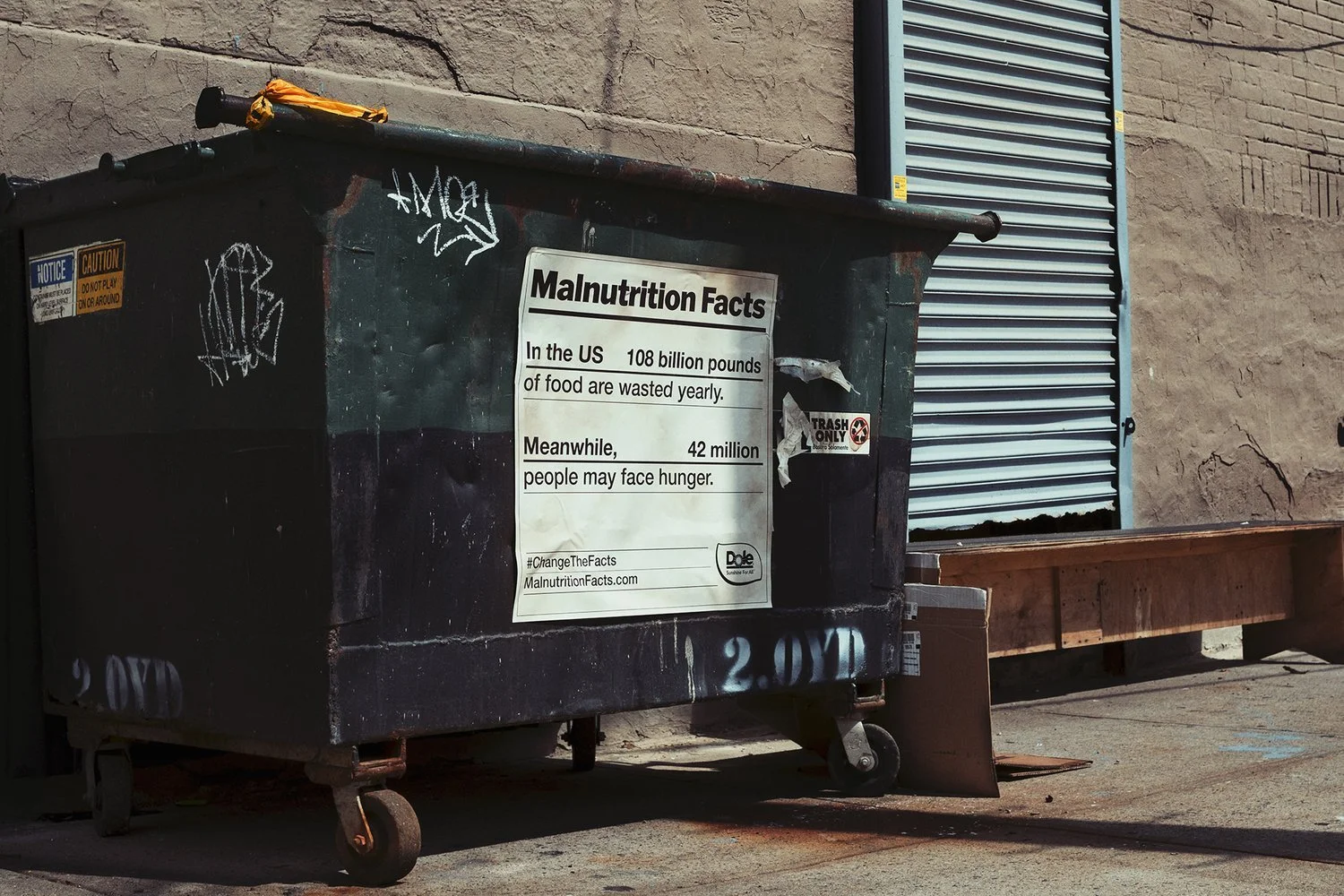 Malnutrition Facts Dumpster 2
