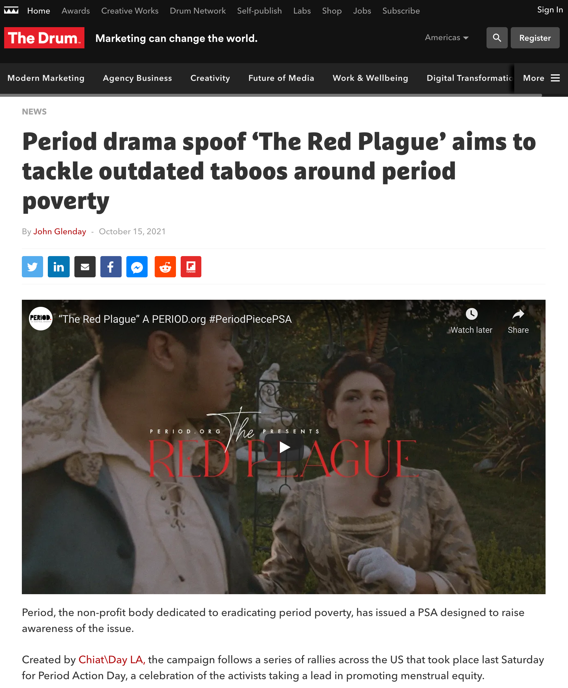 Period Piece PSAs The Drum