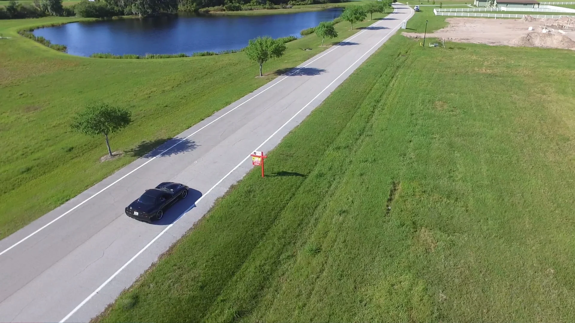 Heavily modified C5 Corvette - Drone shots - Autocross run