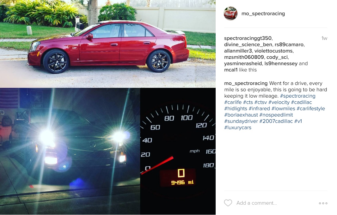 Follow me on Instagram at mo_spectroracing