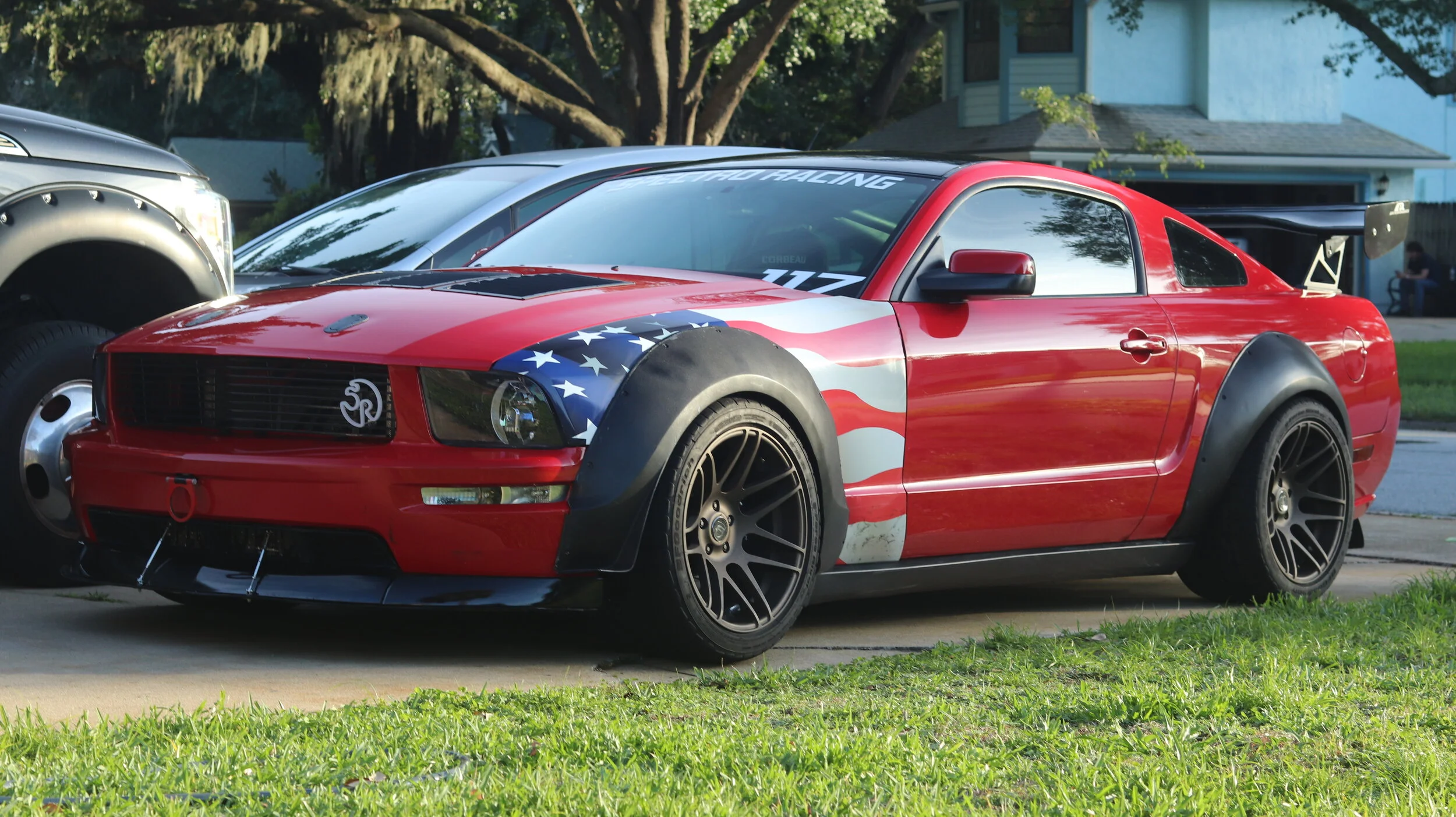 Flared Mustang Wheel hubs after 5 years and AutoX Prep!