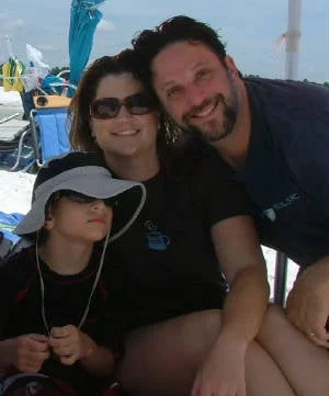 David, Emily, and Nate Orme-Johnson, June, 2007