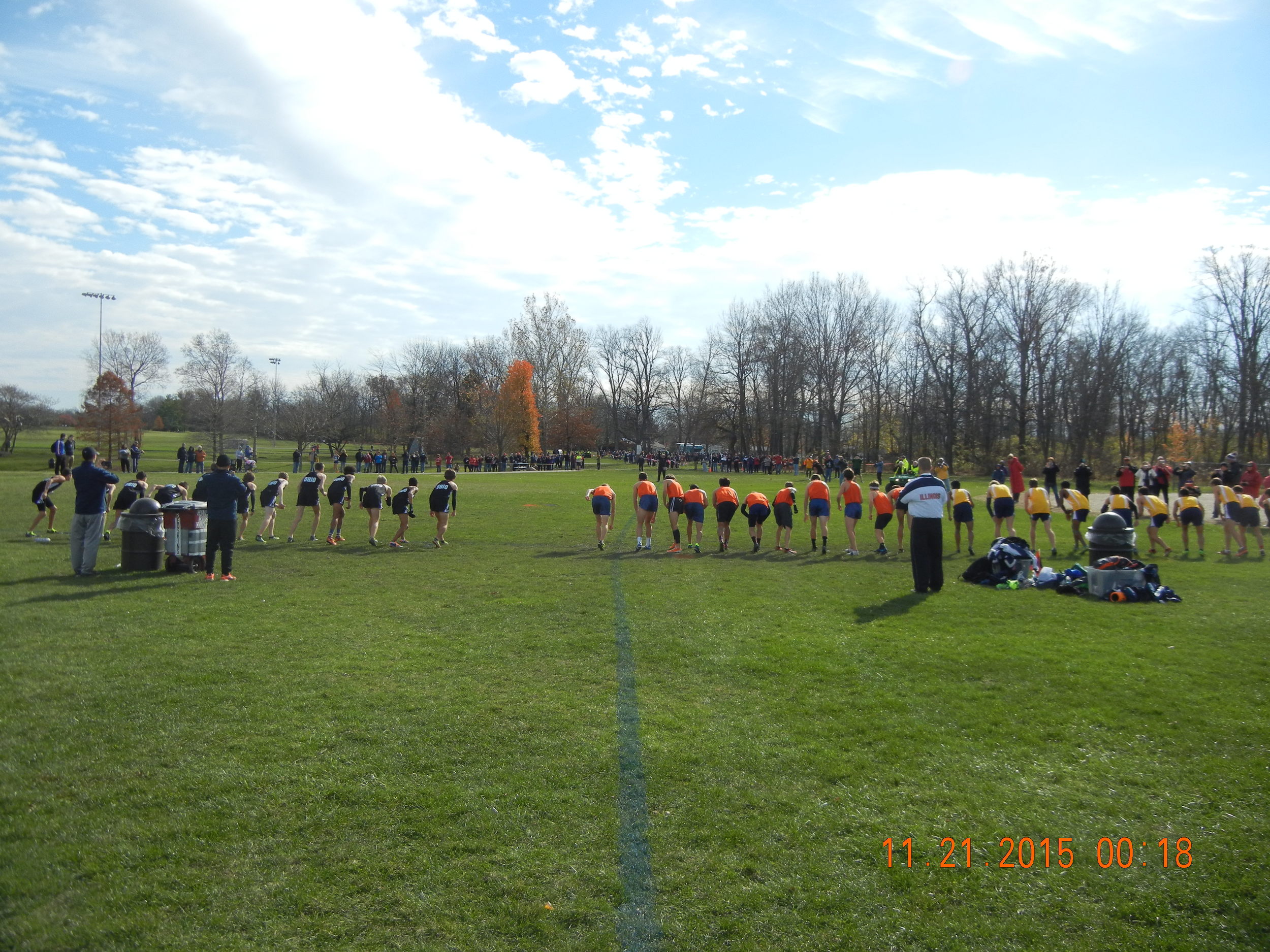 Start of the boys race