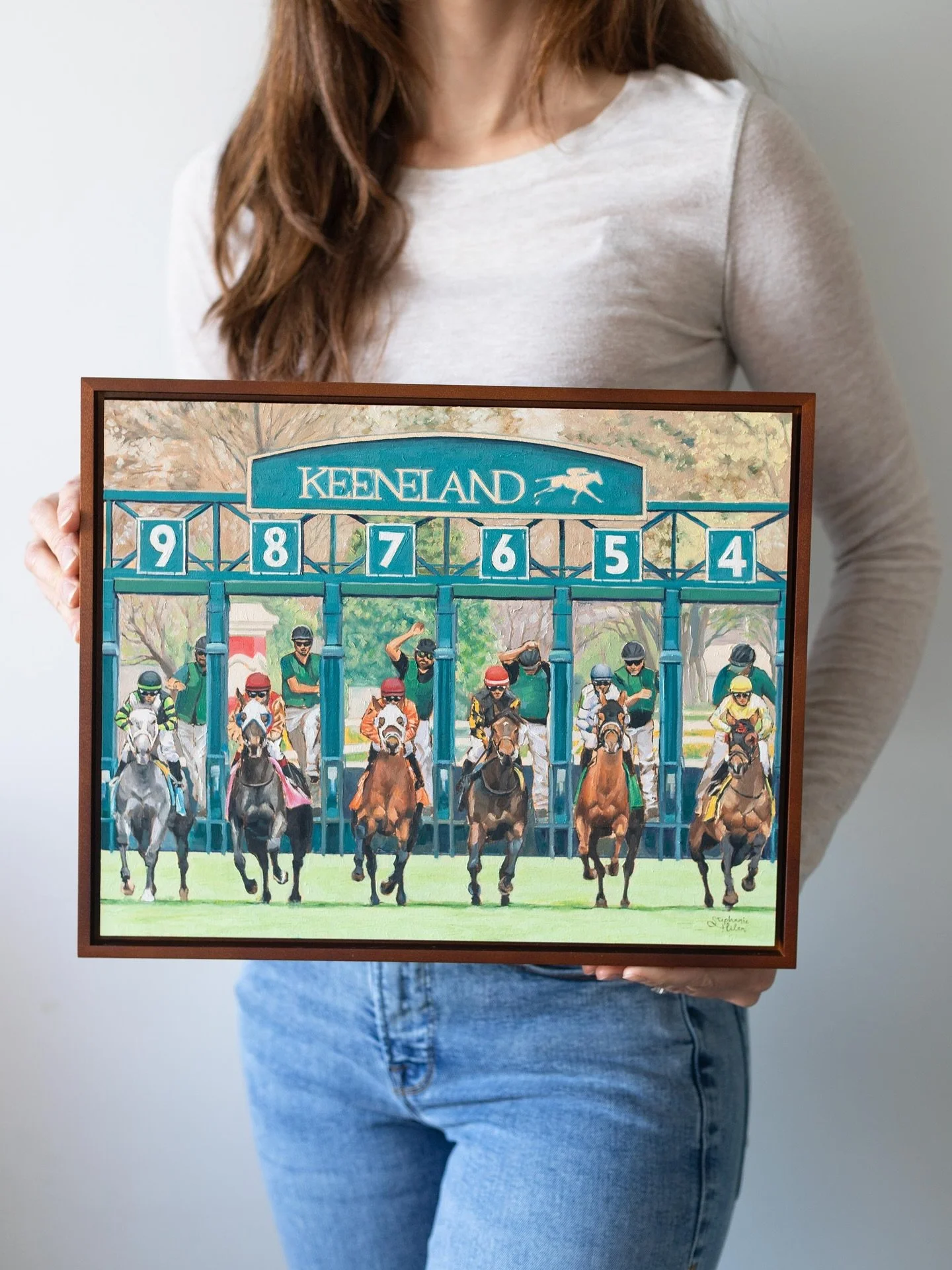 I&rsquo;m excited to share these three new paintings! Created for the 2026 Keeneland calendar 🏇 they each capture a different moment and season from around the track. 

Small paintings like these are always a welcomed intermission between larger wor