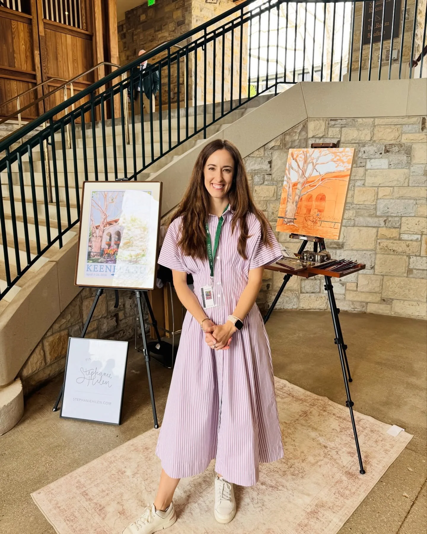 An all around perfect opening weekend at Keeneland 🏇

I had the best time live painting and meeting many new (and some familiar) faces! If you stopped by to say hi, it meant a lot 🤍

I&rsquo;m excited to finish this &ldquo;mini&rdquo; Keeneland spr