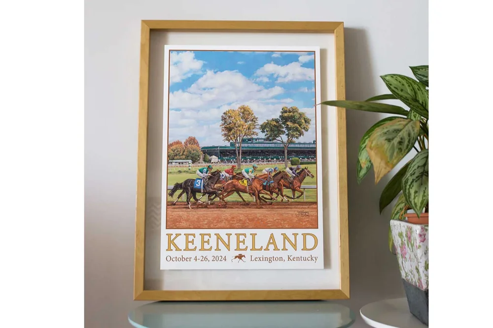 Keeneland 2024 Fall Meet Poster — Stephanie Hilen Art