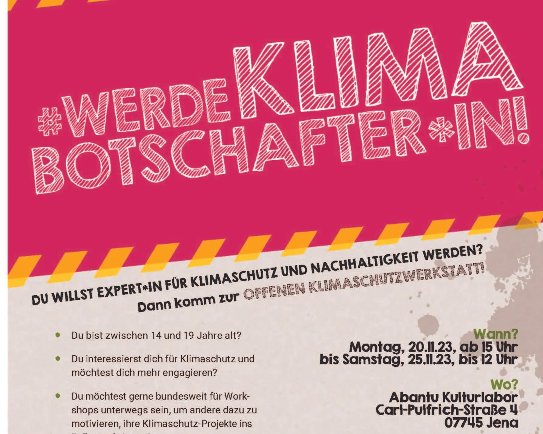 Werde Klimabotschafter*in