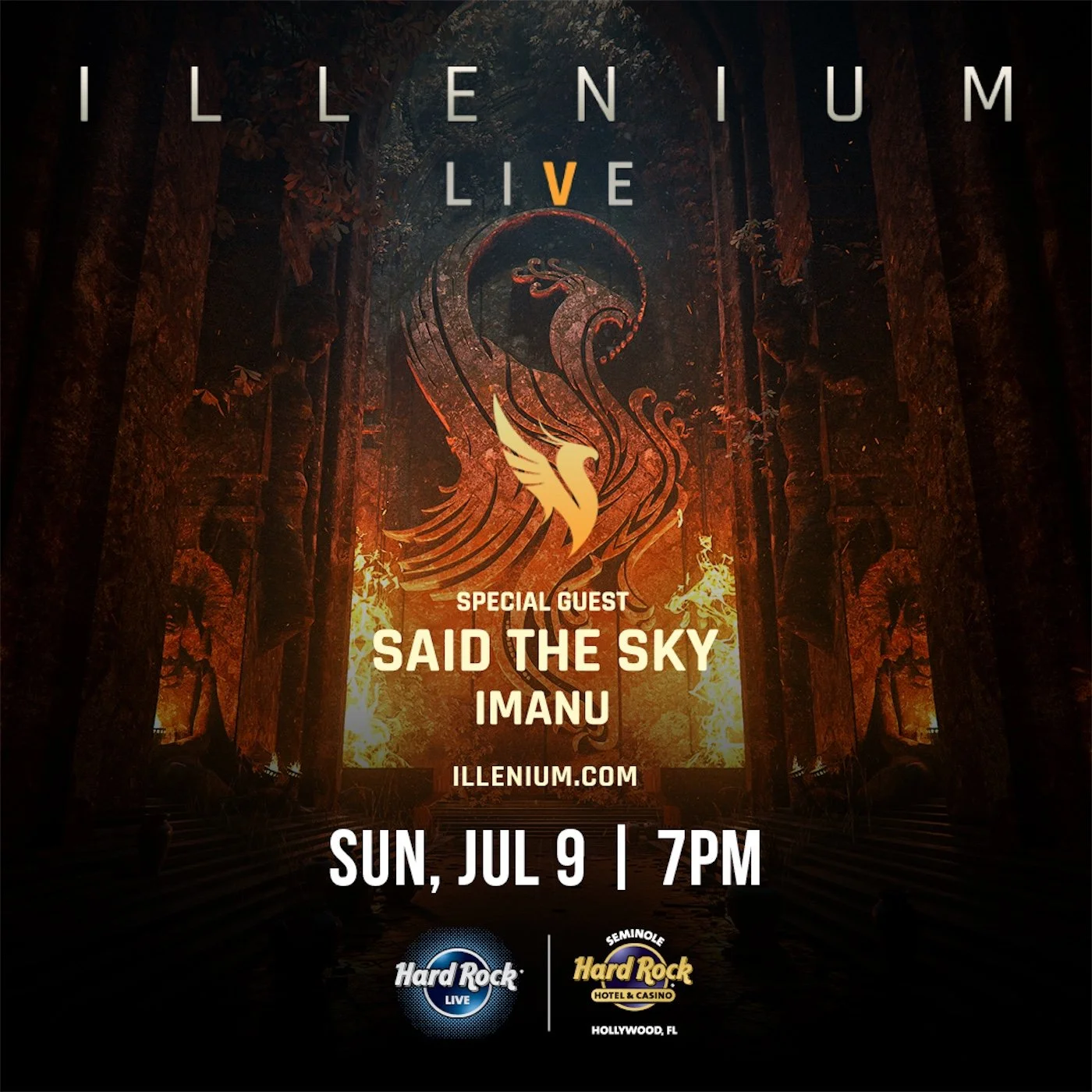 Illenium - Hard Rock Live - July 9th, 2023