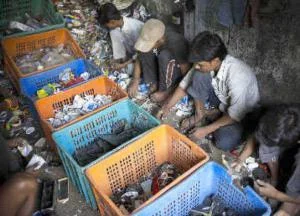  Recyclers in Dharavi (The Hindu)