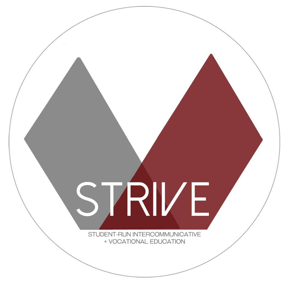  The logo of StRIVE of UC San Diego, whom collaborated with SENDforC on developing software to better facilitat their mentorship services. 