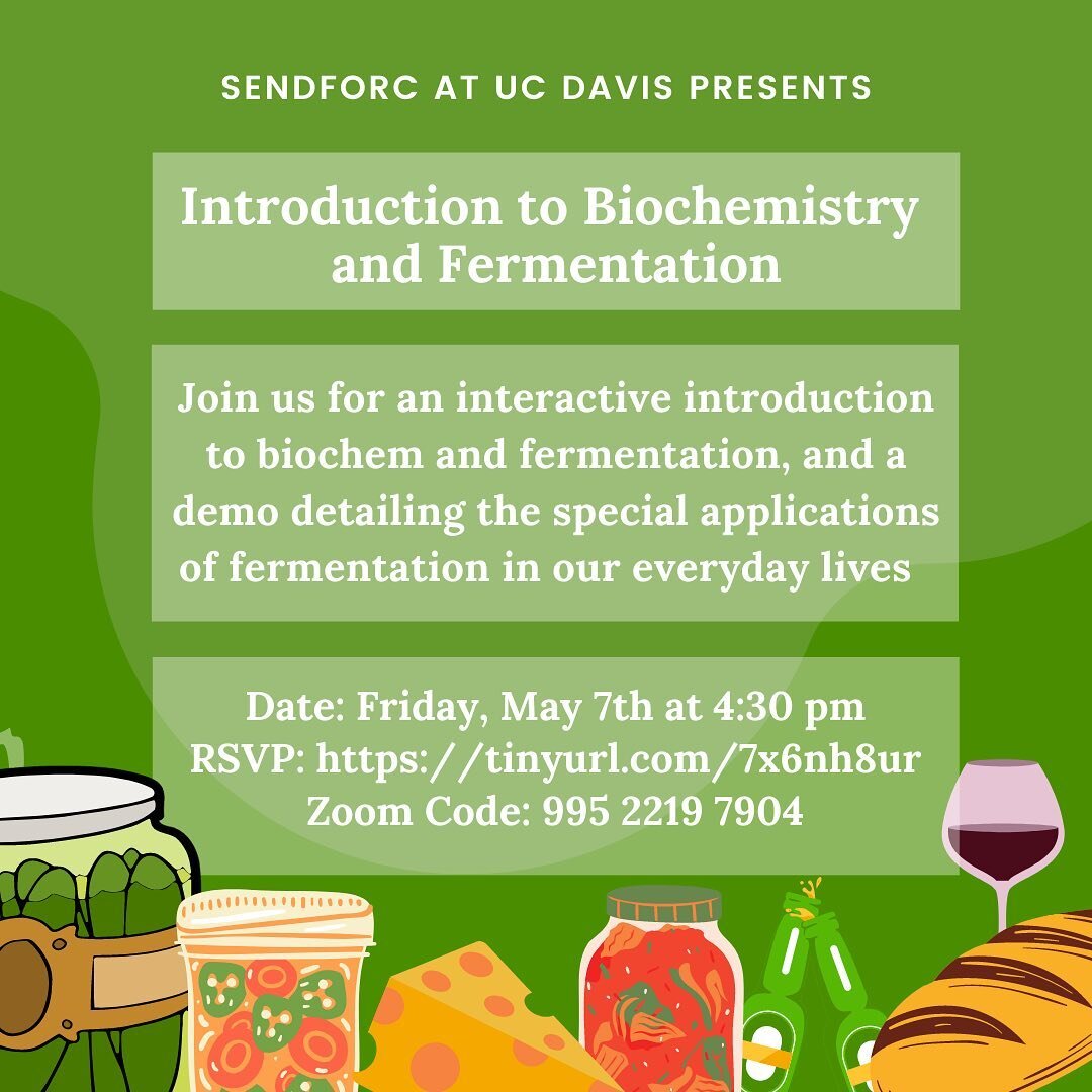 Join us for an interactive introduction to biochemistry and fermentation! 

Registration Link in our bio!