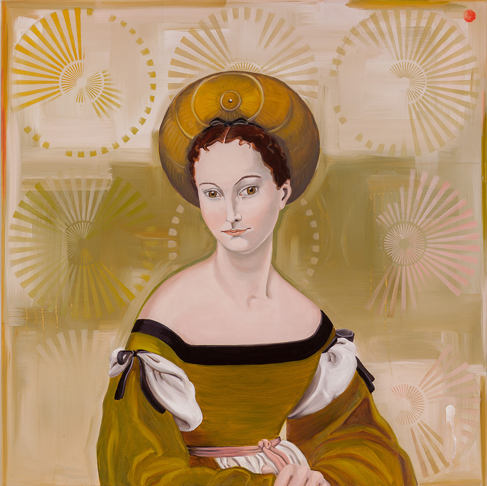 Katarina / 36" x36 " / oil on linen