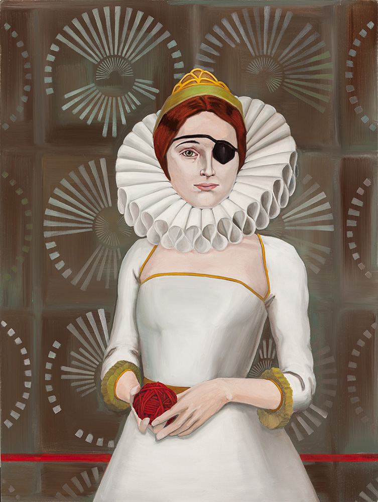Ana de Mendoza / 40" x30 " / oil on linen / SOLD