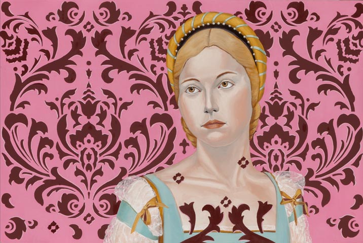 Lucrezia / 22" x 33 " / oil on linen / sold