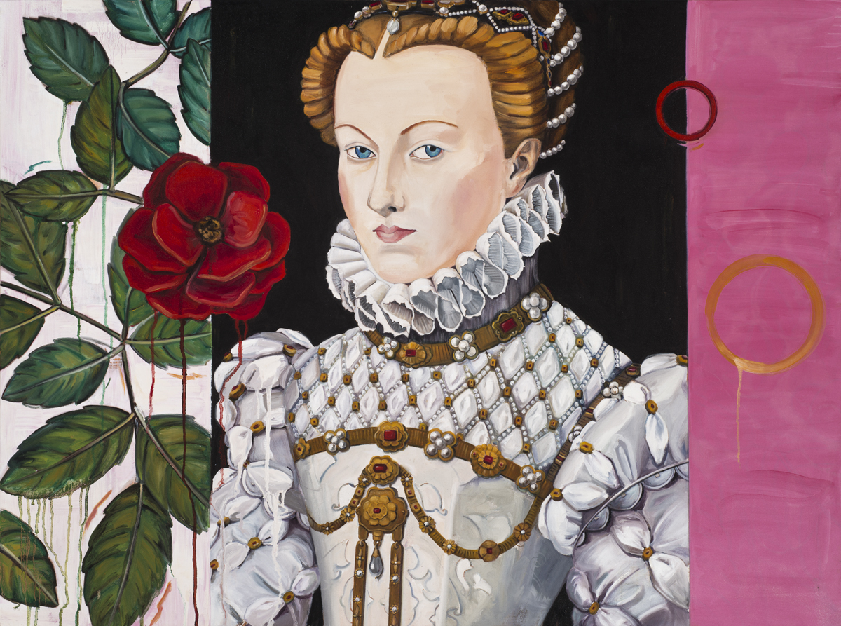 The White Queen /48 x 36/oil on canvas / sold