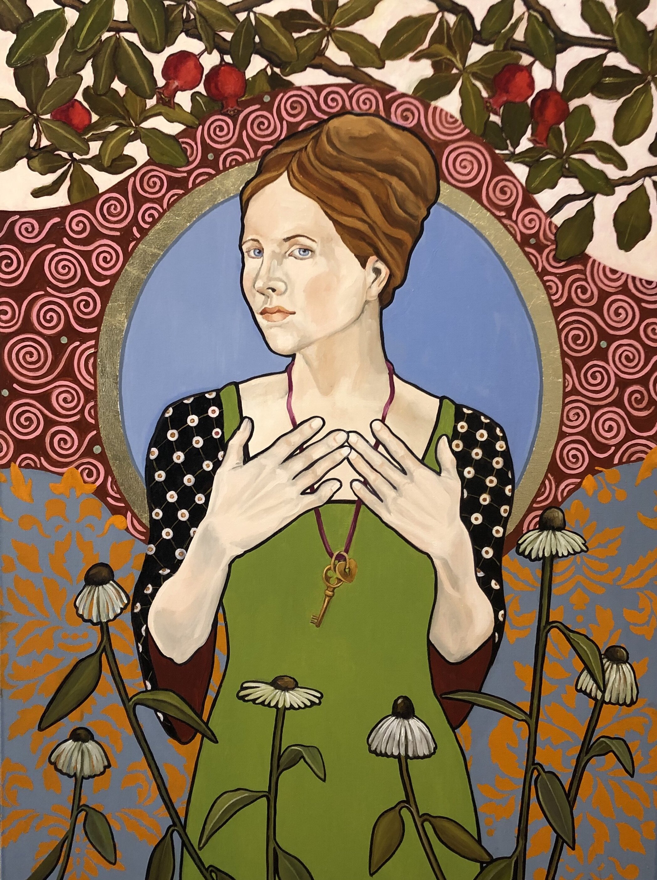 The Medici Secret Keeper / oil on canvas / 40 x 30 in