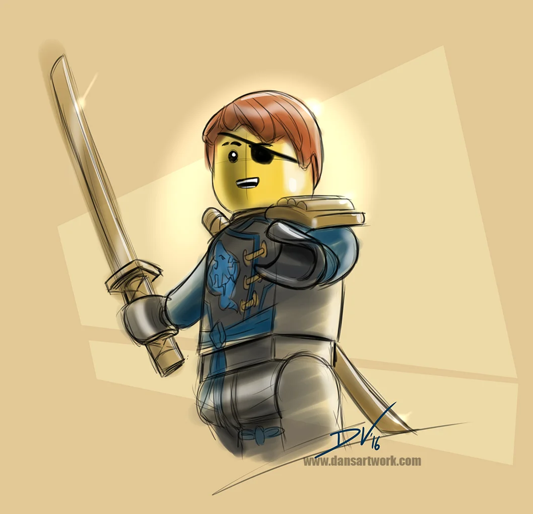 How To Draw Lego Ninjago — The Art of Dan Veesenmeyer