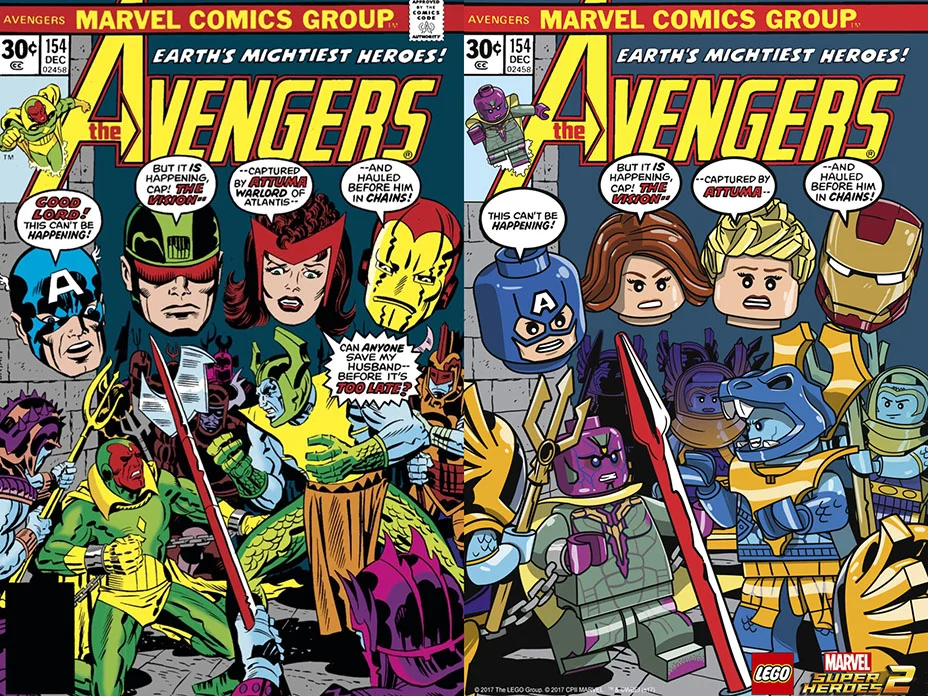 lego marvel comics