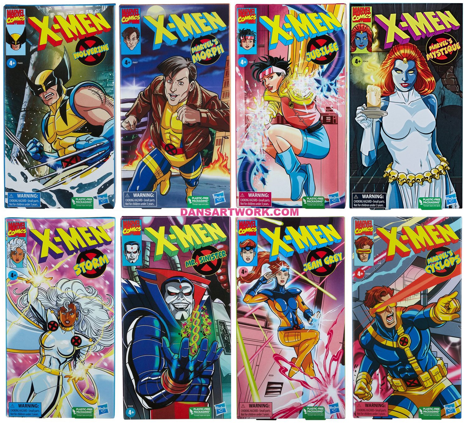 Hasbro Marvel Legends X-Men TAS VHS Toy Line — The Art of Dan Veesenmeyer
