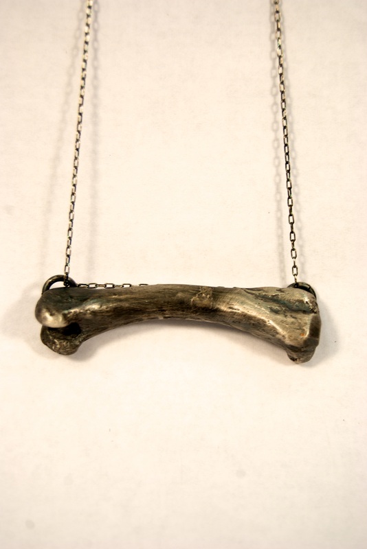 Silver Bone Necklace