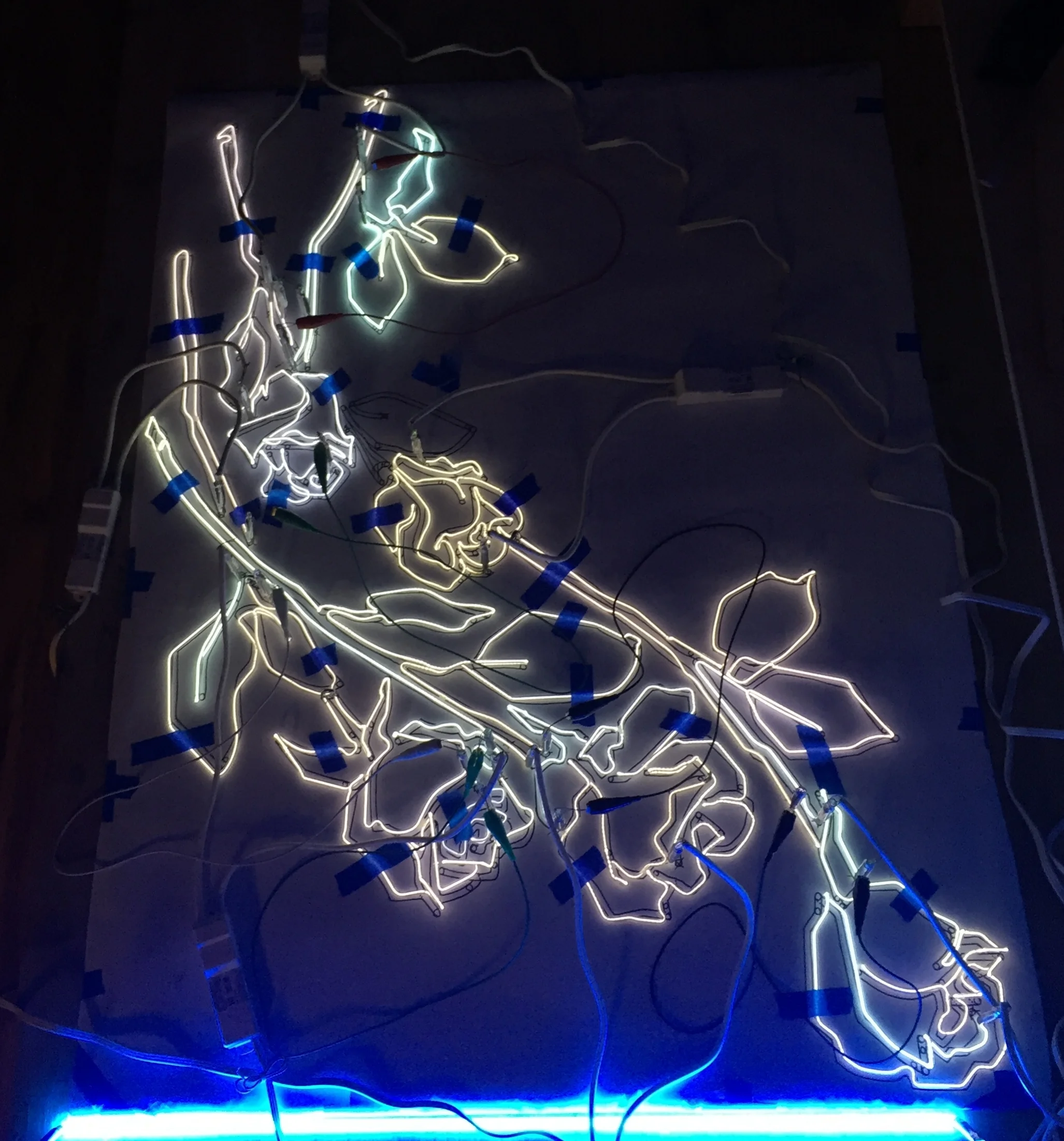 Work in progress for "She Bends" at MONA, September 16th