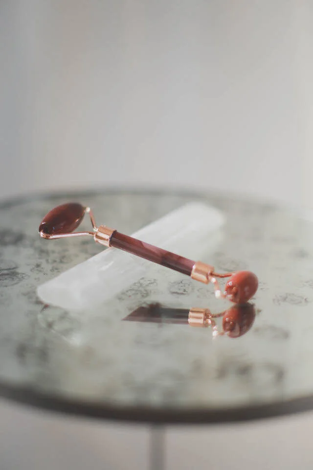 Red Jasper Crystal Face Roller