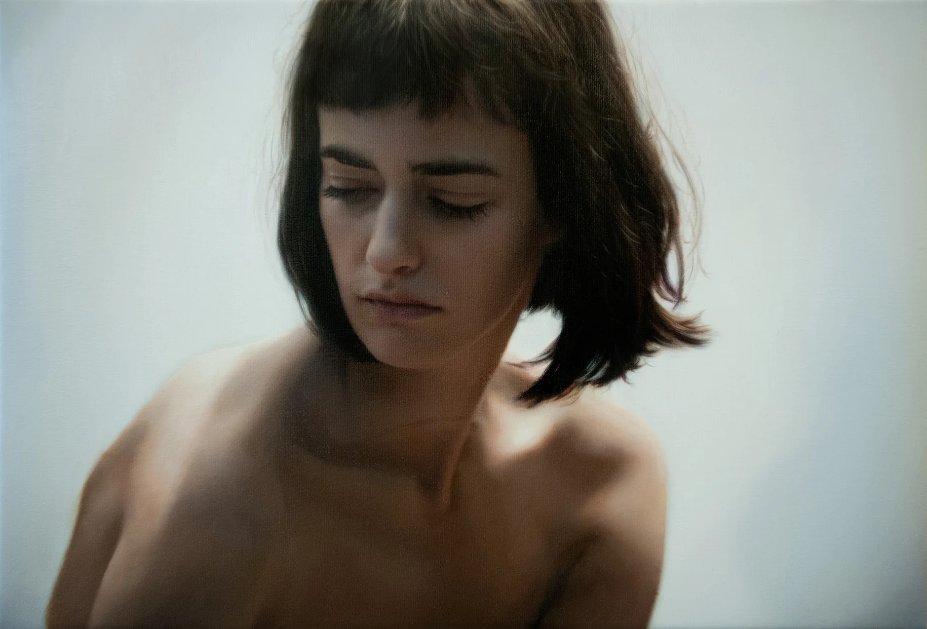 <i>Untitled</i>; Olya, oil on canvas, 12x18 in, 2014