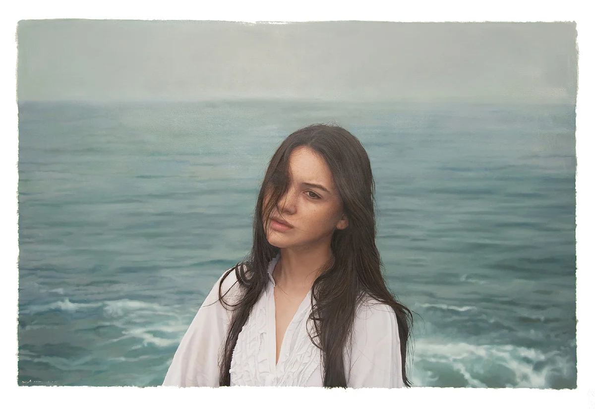 <i>Untitled</i>; Aquabella, oil on paper, 42x60 in, 2012