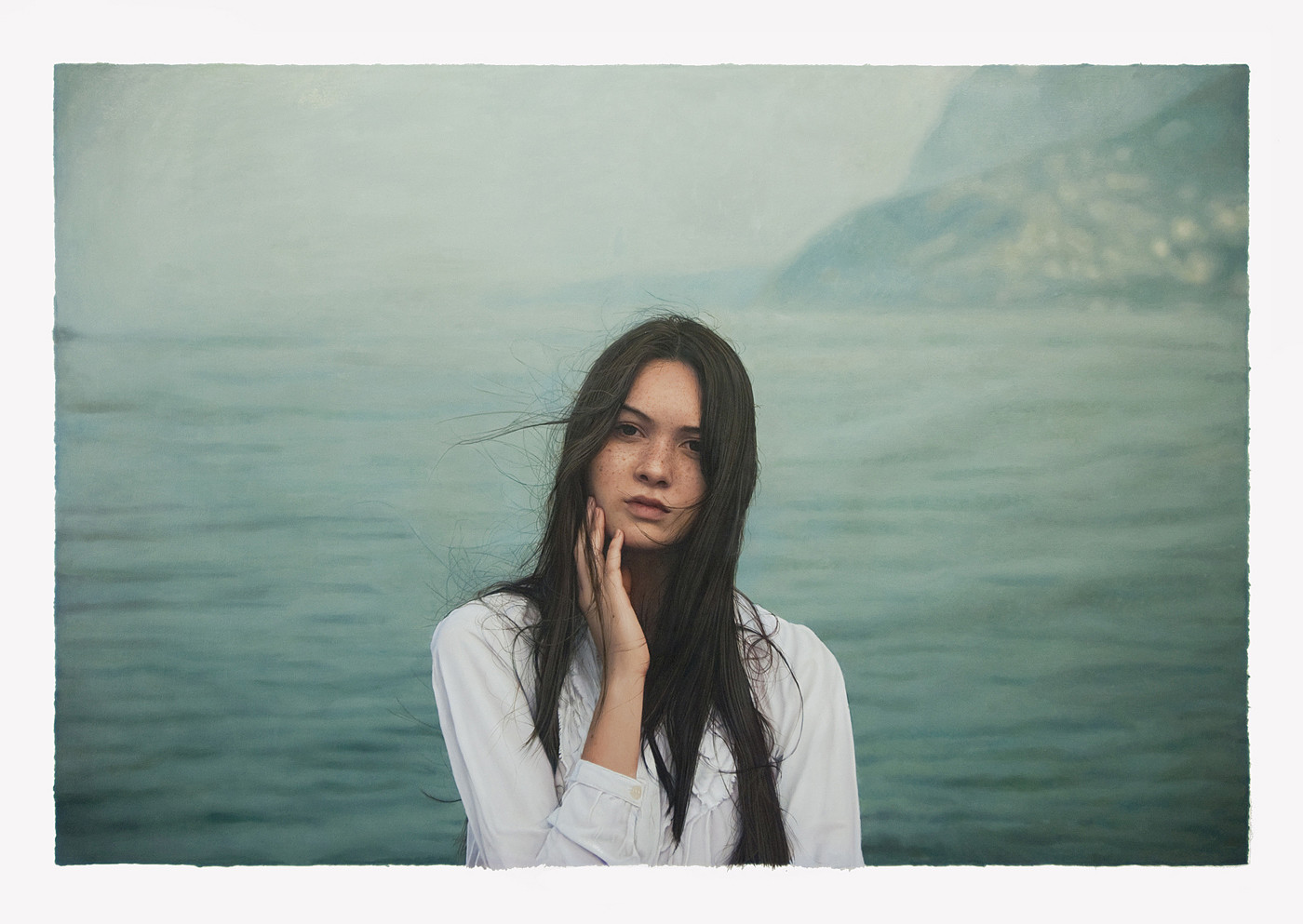<i>Untitled</i>; Aquabella, oil on paper, 42x60 in, 2012