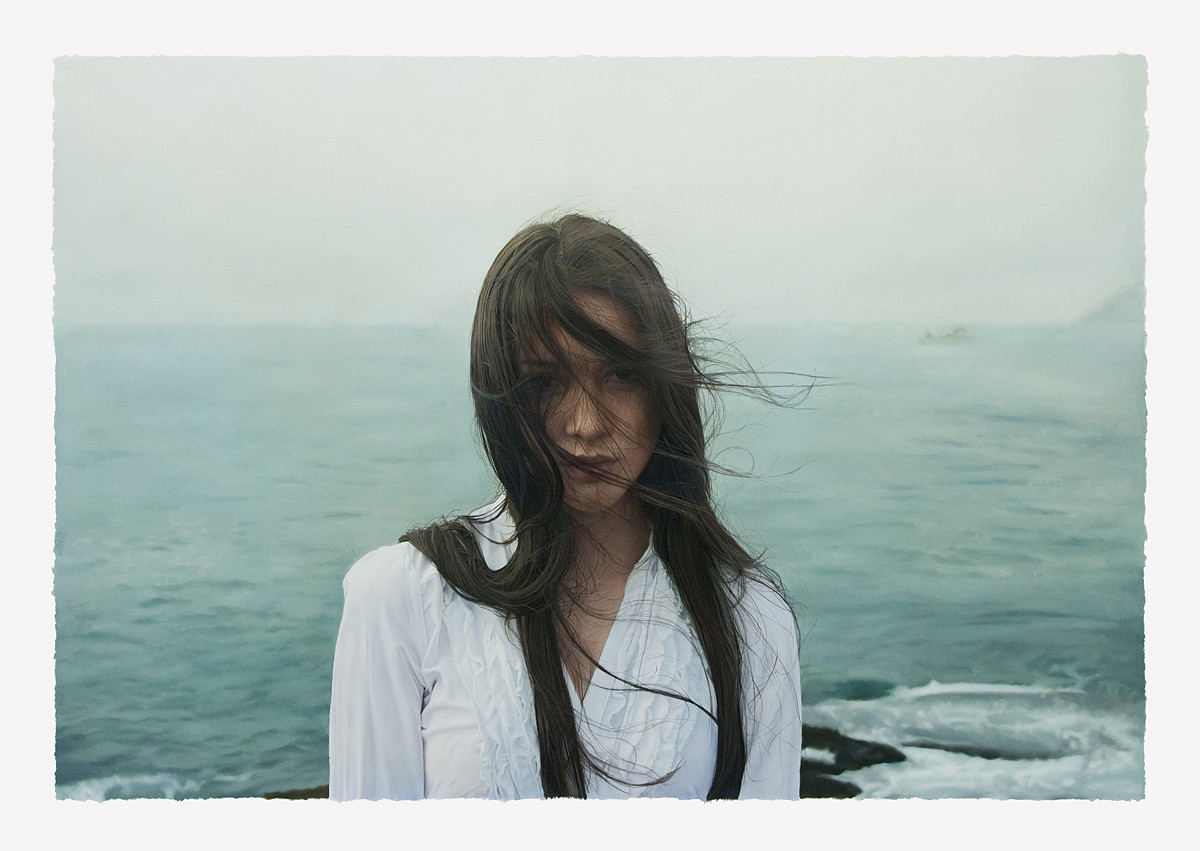 <i>Untitled</i>; Aquabella, oil on paper, 42x60 in, 2011