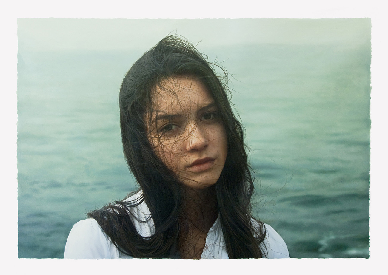 <i>Untitled</i>; Aquabella, oil on paper, 42x60 in, 2011