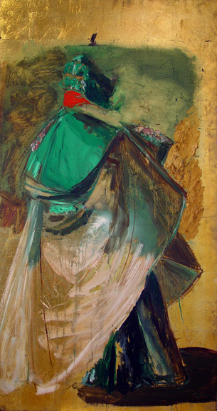 <i>Untitled; Dress series</i>, oil on canvas, 1996
