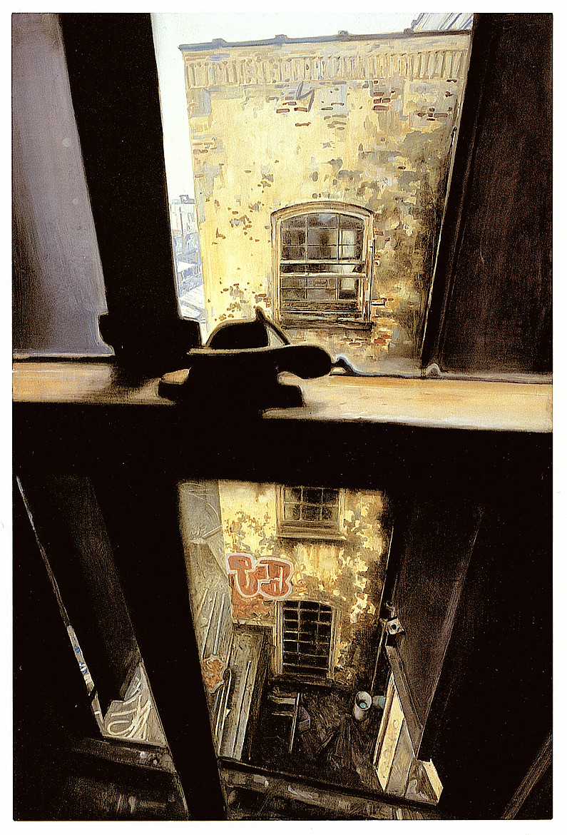 <i>After the rain</i>, oil on linen, 72x48in, 2003