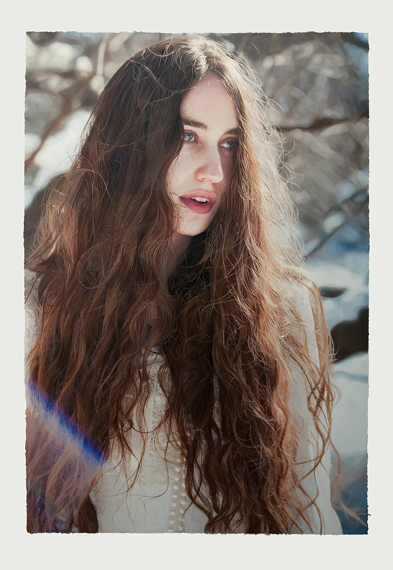 LIZZIE IN THE SNOW