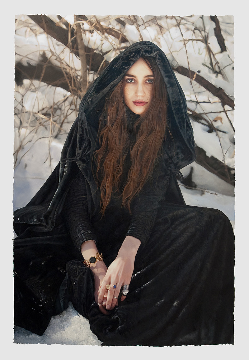 LIZZIE IN THE SNOW