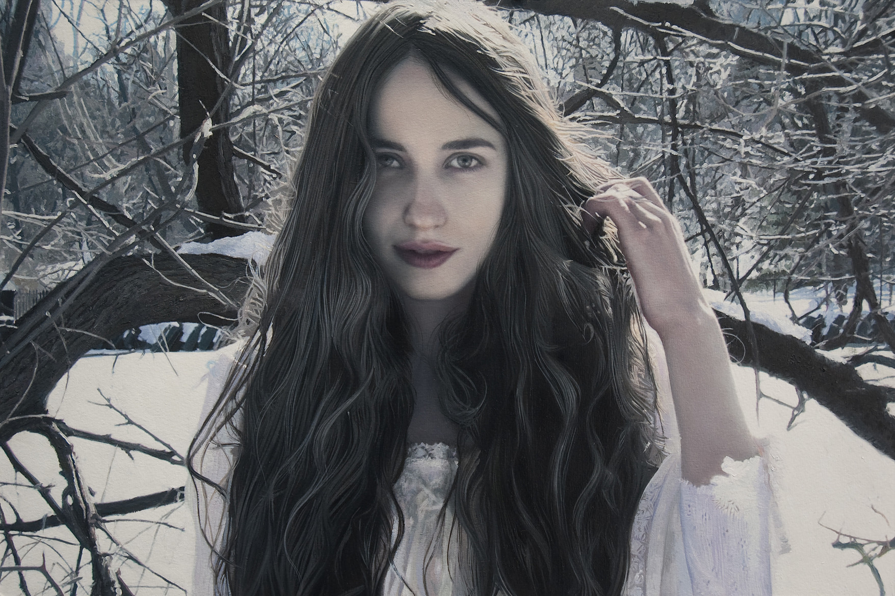 LIZZIE IN THE SNOW