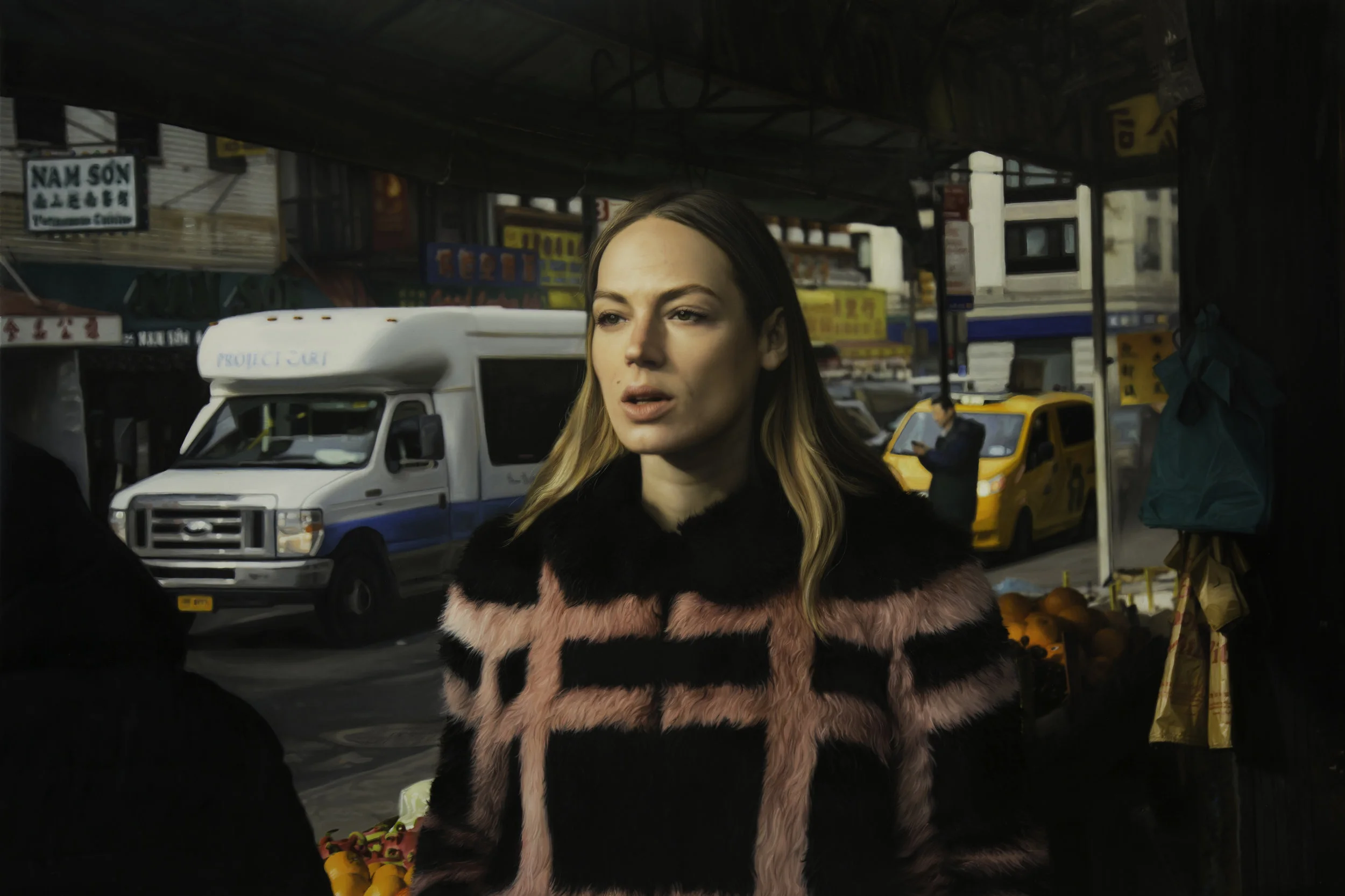 <em>Untitled; Zuzanna</em>, 2018. Oil on canvas. 54x80 inches.