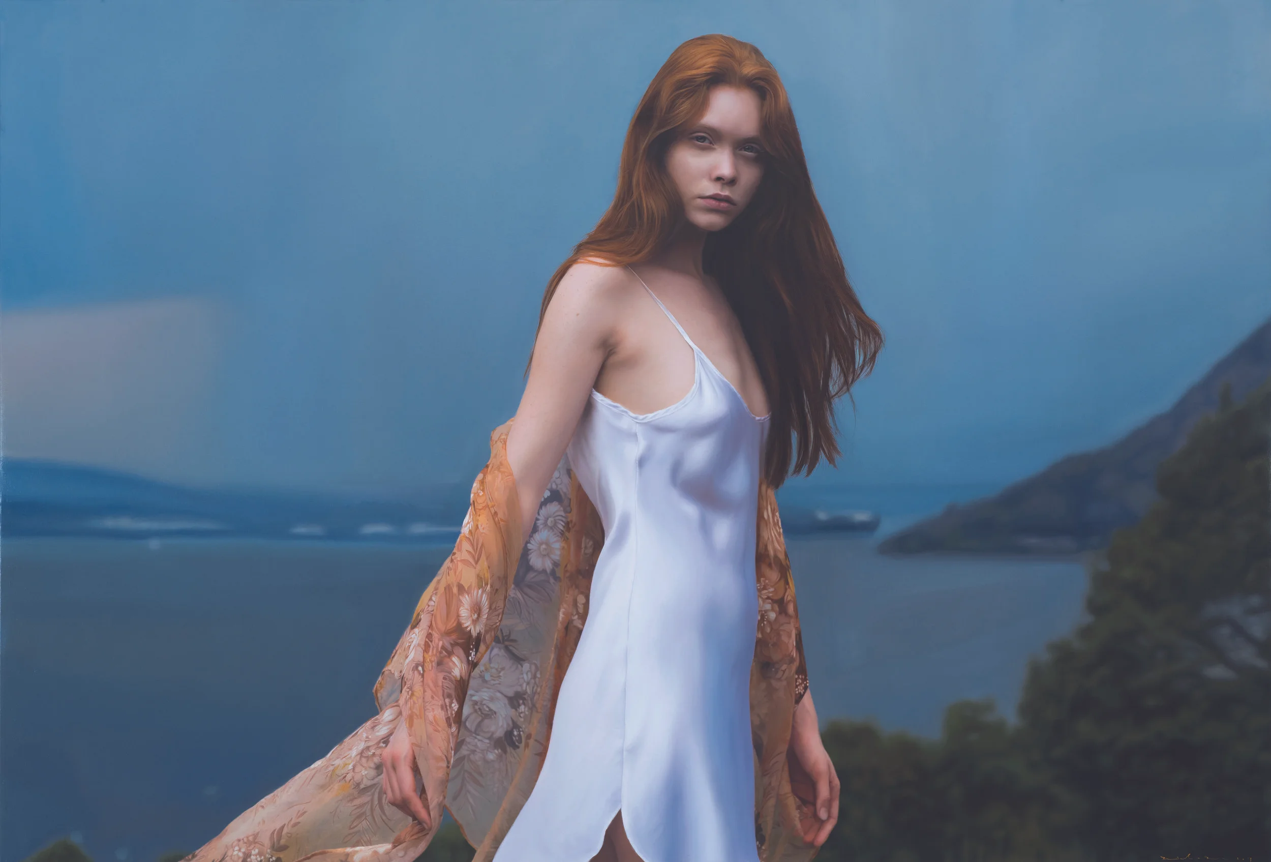 <em>Sonia</em>. Oil on canvas. 54x81 inches.