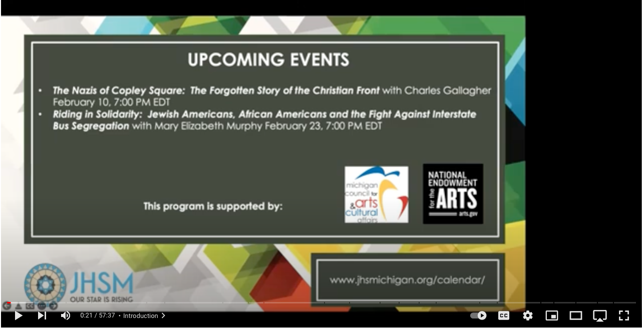 "A Conversation with Artist Yigal Ozeri" JHSM YouTube 2022